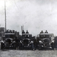 Автомобильный парк в 1932 году