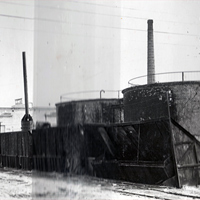 Сливные ванны в конвертерное отделение в 1957 году