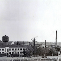 Общий вид завода в 1957 году